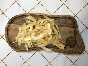 Снеки к пиву: Кальмар полукольца