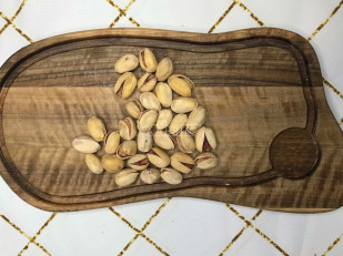 Корюшка вяленая (Онежская): Фисташка иранская натуральная жар/сол