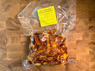 Ресторанные гренки со вкусом стейка: Жареный сыр