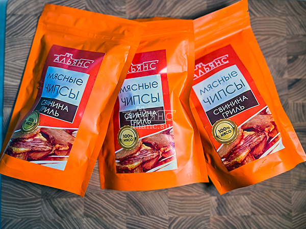 Мясо (АЛЬЯНС) вяленое свинина "Гриль" 50 гр. в Павловском Посаде