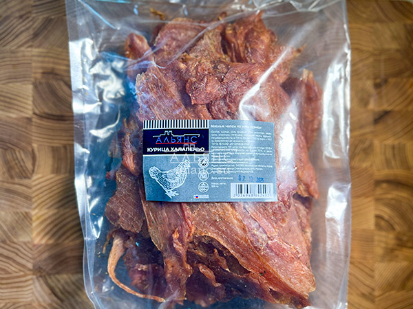Мясо (АЛЬЯНС) вяленое курица 500гр "С халапеньо" в Павловском Посаде