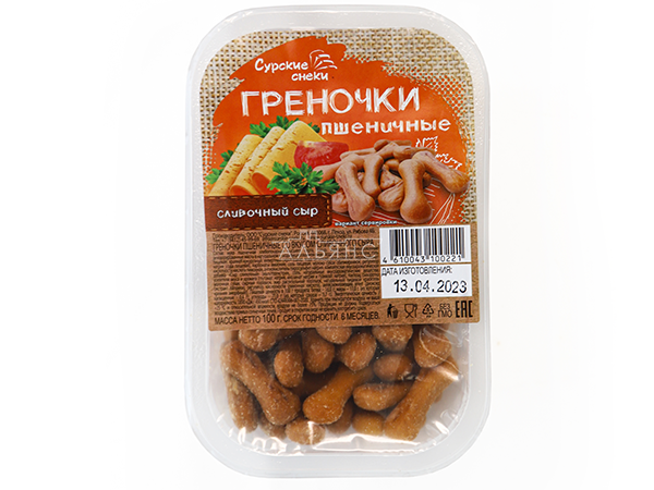 Сурские (ПШЕНИЧНЫЕ) Сливочный сыр (100 гр) в Павловском Посаде