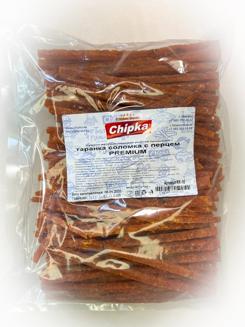 Таранка с перцем (соломка) (Chipka ПРЕМИУМ) в Павловском Посаде