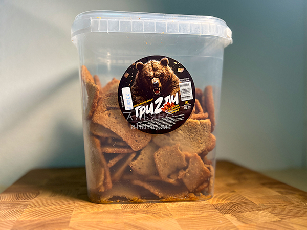 Ведро Ржаные гренки со вкусом Крылышки Барбекю (1 кг) в Павловском Посаде