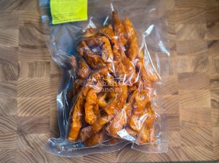 Сырный продукт ФЕРМЕРСКИЙ охота белая: Жареный сыр СПАГЕТТИ 