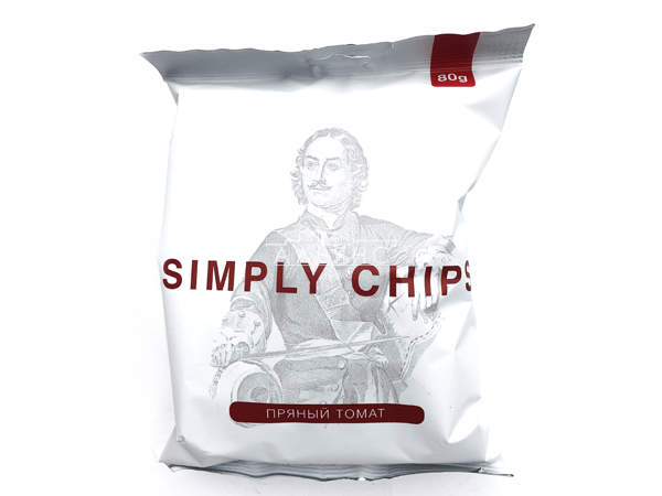 Картофельные чипсы "Simple chips" Пряный томат 80 гр. в Павловском Посаде